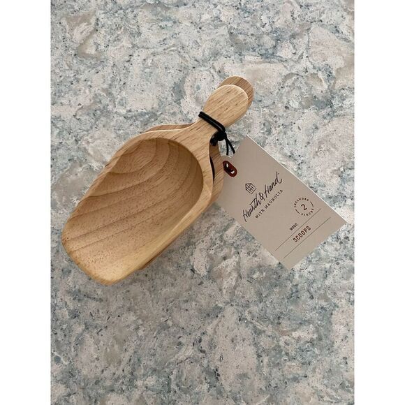 Hearth & Hand 2 Wooden Scoops - Picture 3 of 5